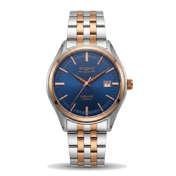 Mozaic MZ1004M Silver Rosegold Blue Man MDBTRBU